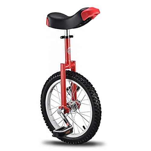 Unicycles : HTDXE Red 16" 18" 20" 24 Inch Wheel Unicycle Leakproof Butyl Tire Wheel Cycling Outdoor Sports Fitness Exercise Health, 16in
