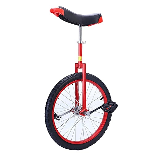 Unicycles : HWF 14" Inch Wheel Unicycle for Kids Boys Girls 8-12 Years Old, Perfect Starter Beginner Uni-Cycle, Outdoor Sports Fitness Exercise Cycling, Loads 100kg (Color : Red, Size : 14")