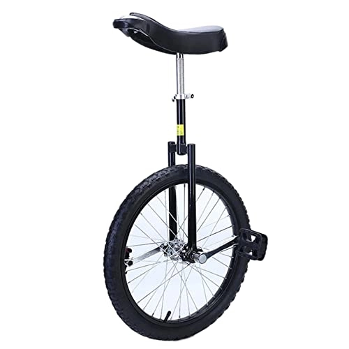 Unicycles : HWF 16 inch Kids' Unicycles for Boys Girls 8-13 Years Old, Perfect Starter Beginner Uni-Cycle, Outdoor Sports Fitness Balance Exercise Cycling, Loads 100kg (Color : Black, Size : 16")