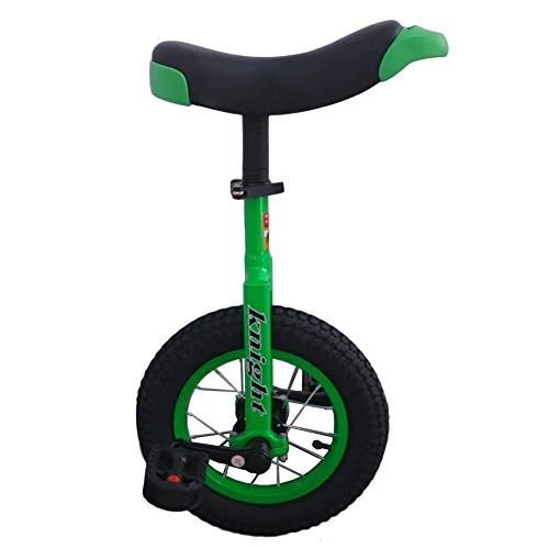 Unicycles : HWF Small 12" Unicycle, Perfect Starter Beginner Uni-Cycle, for 5 Year Old Smaller Children / Kids / Boys / Girls, 4 Colors Optional (Color : Green, Size : 12 Inch Wheel)