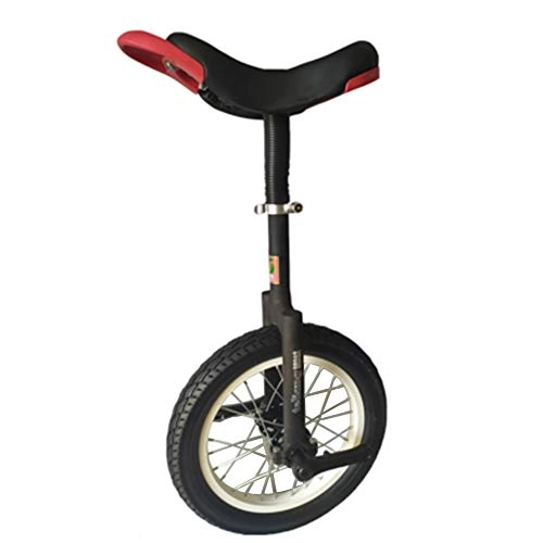 Unicycles : HWF Small 14" Wheel Unicycle for Kids Boys Girls, Perfect Starter Beginner Uni-Cycle, for 5-9 Year Old Smaller Children (Color : Red, Size : 14 Inch Wheel)