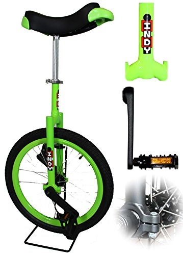 Unicycles : Indy 20" Freestyle Unicycle - Green