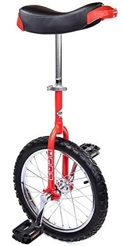 Unicycles : Indy Deluxe Unicycle 16 inch Single Wheel Unicycles | Ideal for both Children and Shorter Adults | One Wheel Bike Tires Trainer Unicycle | Balance Cycling Exercise
