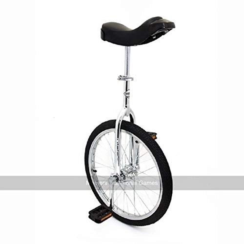 Unicycles : Indy Deluxe Unicycle 20 inch Single Wheel Unicycles | Ideal for both Children and Adults | One Wheel Bike Tires Trainer Unicycle | Balance Cycling Exercise