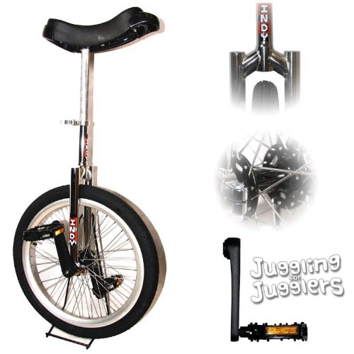 Unicycles : Indy Kids' Freestyle Unicycle, Red, 20-Inch / Medium