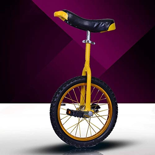 Unicycles : JHSHENGSHI 65 Round Corner Design Wheel Unicycle - With Rubber Tires - High Quiet Bearing - Seat Height Can Be Adjusted Freely Exercise Bike Bicycle - Suitable For Children And Beginners 18 inch r