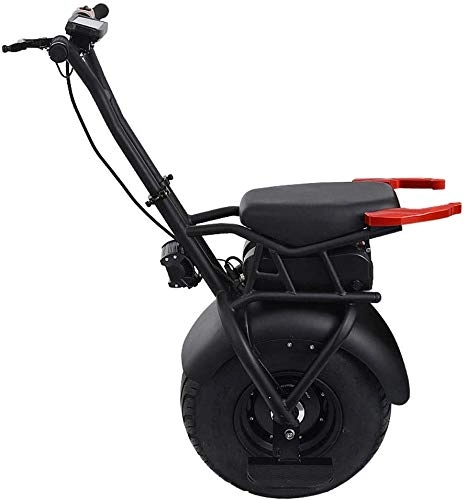 Unicycles : JILIGUALA Electric Unicycle Motorcycle Scooter 1000W One Wheel Self Balancing Scooters 60V Electric Unicycle Scooter For Adults with Seat