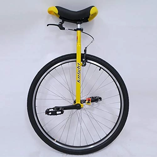 Unicycles : JLXJ Adult 28inch Unicycle with Brakes, Large Heavy Duty 28" Wheel Bike for Tall People Height 160-195cm (63"-77"), for Fitness Exercise