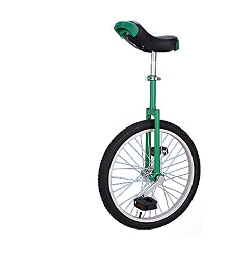Unicycles : L.BAN Unicycle, Adjustable Bike Trainer 2.125" 16 18 20 Wheel Skidproof Tire Cycle Balance Use For Beginner Kids Adult Exercise Fun Fitness