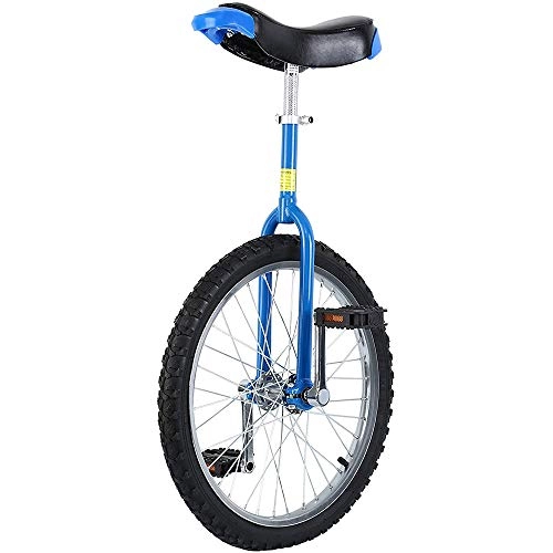 Unicycles : L&WB 16" / 18 / 20" / 24"Adult Training Unicycle Height Adjustable Skidproof Butyl Mountain Mature Balance Cycling Exercise Bike Bicycle, 20 inch