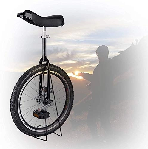 Unicycles : L&WB Children's Unicycle, 16 / 18 / 20 / 24 Inch Frame Non-Slip Butyl Mountain Tire Balance Cycling Exercise Cycling Outdoor Easy To Mount, Black, 24inch