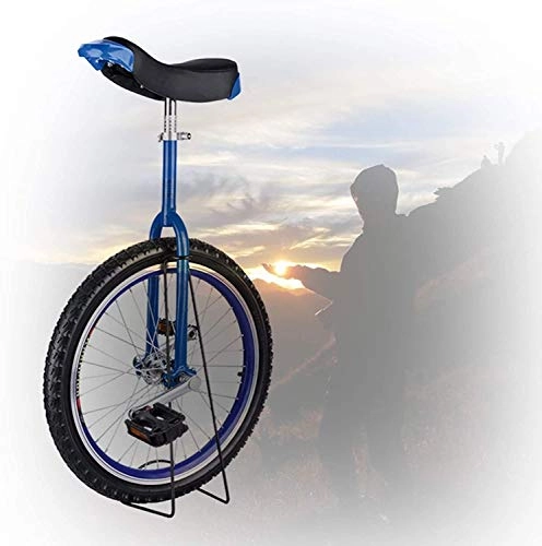 Unicycles : L&WB Children's Unicycle, 16 / 18 / 20 / 24 Inch Frame Non-Slip Butyl Mountain Tire Balance Cycling Exercise Cycling Outdoor Easy To Mount, Blue, 16 inch