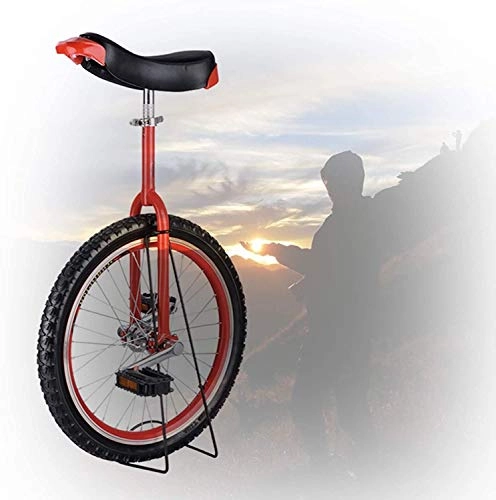 Unicycles : L&WB Children's Unicycle, 16 / 18 / 20 / 24 Inch Frame Non-Slip Butyl Mountain Tire Balance Cycling Exercise Cycling Outdoor Easy To Mount, Red, 16 inch