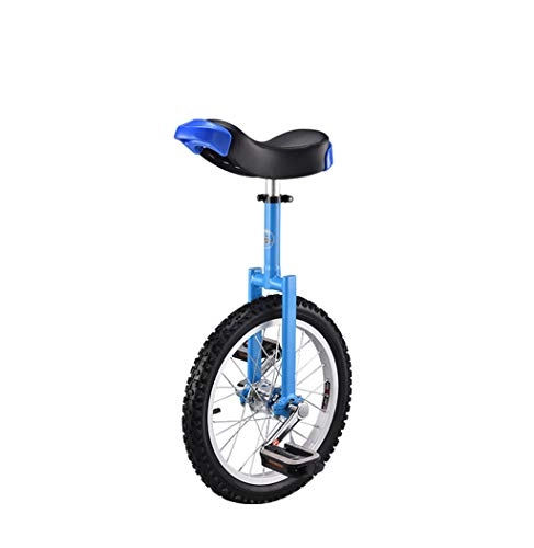Unicycles : Lahshion Kid'S / Adult'S Trainer Unicycle, Balance Bikes Wheelbarrow, Weight Loss Travel Improve Fitness Ride-ons, Blue, 18inches