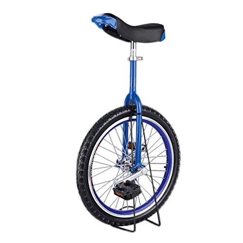 Unicycles : Large Adult's Unicycle for Male / Dad / Professionals, 20 / 24 inch Wheel Balance Cycling for Outdoor Sports Fitness Exercise, up to 150Kg / 330 pounds (Color : BLUE, Size : 24 INCH WHEEL)