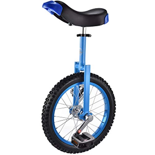 Unicycles : LFFME Height Adjustable Unicycle 16 Inch Balance Exercise Fun Bike Fitness with Handle Saddle, Load 150Kg / 330Lbs, D