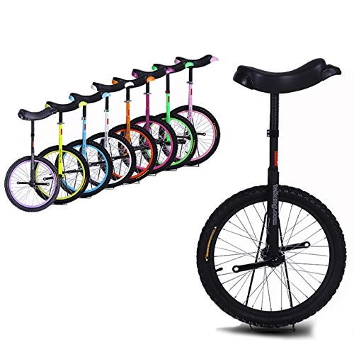Unicycles : Lhh 16" / 18" / 20" / 24" Wheel Trainer Unicycle, Skidproof Mountain Tire Balance Cycling Exercise for Kids / Boys / Girls Beginner (Size : 16inch)