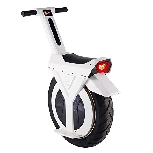 Unicycles : LHLCG Electric Unicycle -17 Inch Smart Balance Scooter, White, rechargemileage90km
