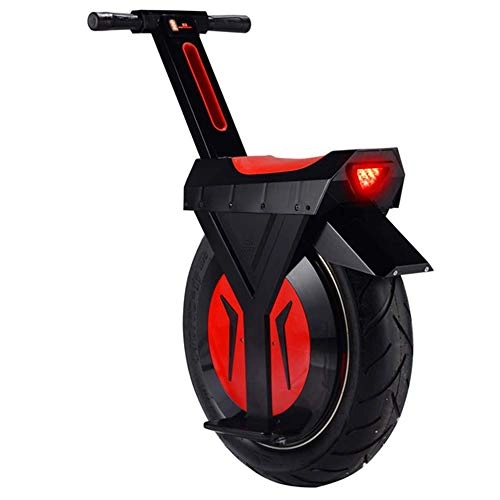 Unicycles : LIRUI Electric Unicycle, 17" 60V / 500W, Electric Scooter, 90km With Bluetooth Speaker, E-Scooter, Gyroroue Unisex Adult, Black