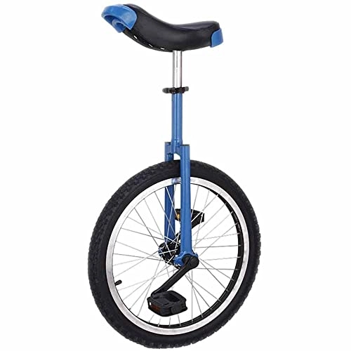 Unicycles : LJHBC Unicycle 18 Inch Unicycle for Adults / Kids / Starter, Adjustable Outdoor Unicycle Leakproof Butyl Tire Load-bearing 200 Lbs Blue