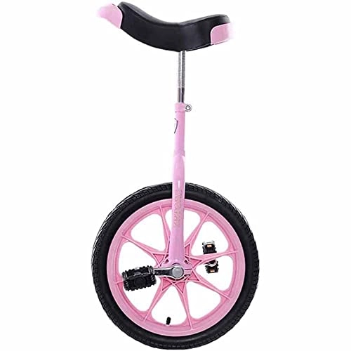 Unicycles : LJHBC Wheel Trainer Unicycle 16" Inch Wheel Cycling Outdoor Sports Fun Bike, Single Wheel Balance Bicycle, Acrobatic Car (Color:pink)