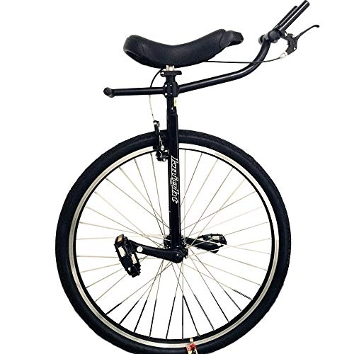 Unicycles : LoJax Freestyle Unicycle 28 Inch Classic Black Adults Unicycle for Tall People Height From 160-195cm (Black 28 inch)