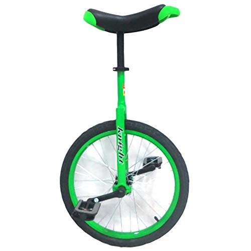 Unicycles : LoJax Wheel Trainer Unicycle 24 Inch Unicycles for Adults Kids - Lightweight & Strong Aluminum Frame, Uni Cycle, One Wheel Bike for Adults Kids Men Teens Boy Rider (Green 24 Inch Wheel)
