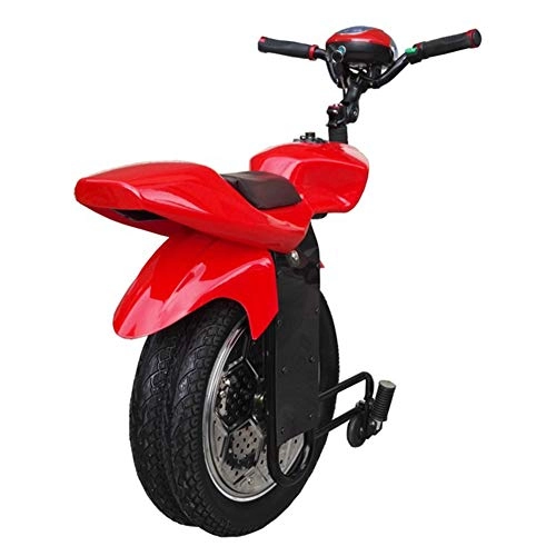 Unicycles : LPsweet Electric Unicycle, 18" Skidproof Butyl Mountain Tire Balance Cycling Exercise Silver Children Adult Unicycle Car Outdoor Sports Fitness Exercise, Red