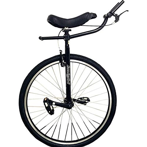 Unicycles : Lqdp 28 Inch Adults Black Unicycles for Big Kids / Teenagers / Your Dad(Height From 160-195cm), Professionals One Wheel Bike for Outdoor Sports