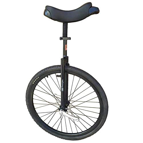 Unicycles : Lqdp Black Men's Unicycles, 28 Inch Wheel Adults Balance Cycling for Tall People / Your Dad (Height From 160-195cm), with Heavy Duty Stand