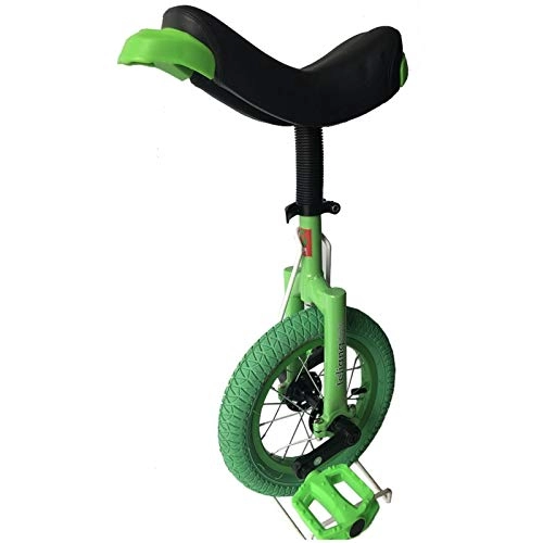 Unicycles : Lqdp Small 12 Inch Kids Unicycle, Beginner Uni-Cycle for 5 / 6 Year Old Children / Boys / Girls with Skid Pedals, Best (Color : Green)