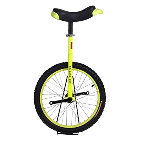 Unicycles : Lqdp Small 14 Inch Unicycles for Kids 5 / 6 / 7 / 8 / 9 Years Old, Yellow Balance Cycling for Your Son Daughter / Boy Girl, Best