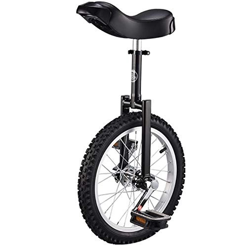Unicycles : LXFA Adults Big Kids 24 / 20 Inch Unicycle, 18 / 16 Inch Unicycles for Boys Girls Child(8 / 9 / 12 / 15 Years), Outdoor Sports Balance Cycling (Color : Black, Size : 24 inch)