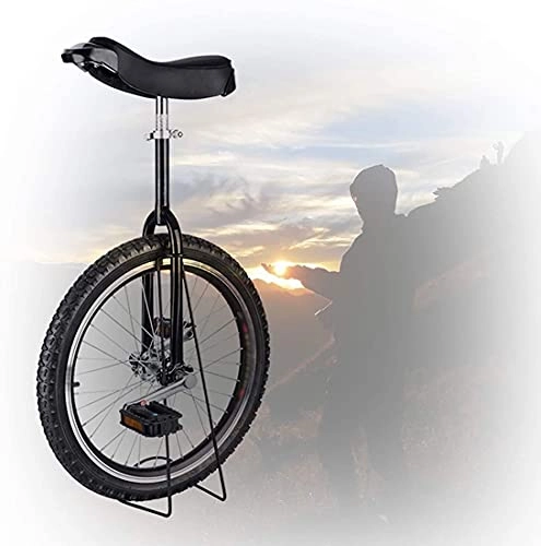 Unicycles : MeTikTok Unicycles Children Unicycle, Bicycle 16 / 18 / 20 / 24 Inch Unicycle Frame Non-Slip Butyl Mountain Tires Balance Cycling Exercise Outdoor Cycling Easy To Assemble, Black, 24 Zoll