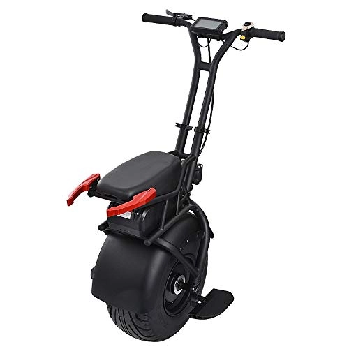 Unicycles : Motorized smart balance Scooter 18 Inch Electric Unicycle Big Single Wheel Scooter Self-Balancing One Wheel Adult Electric Scooter with Handle 1000W Powerful 60V Lithium Battery 2020