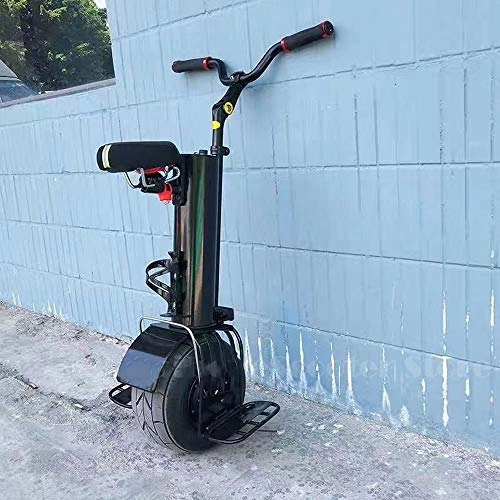 Unicycles : Motorized smart balance Scooter Electric Unicycle Electric Scooter 500W One Wheel Self Balancing Scooters 60V Portable Smart Electric Unicycle Scooter with Seat and Handlebar 2020 (Size : 30KM)
