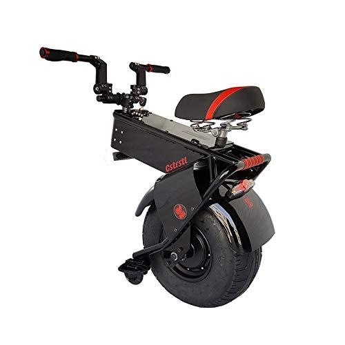 Unicycles : Motorized smart balance Scooter Powerful Electric Scooter 1500W 60V one Wheel Self Balancing Scooters Big Tires Motorcycle Electric Unicycle Scooter Adults 2020 (Size : 60KM)