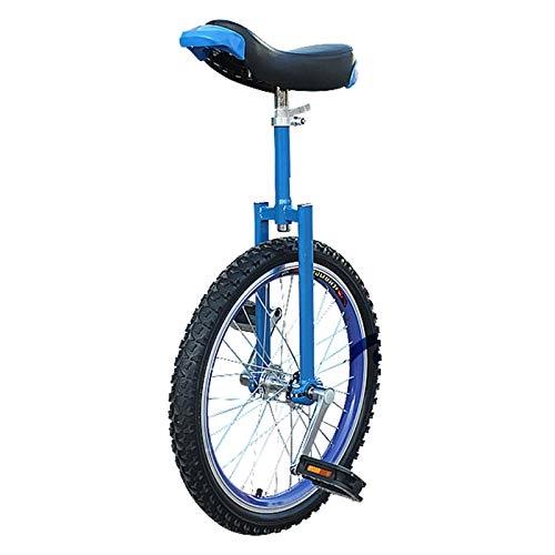 Unicycles : MXSXN Mom / Dad / Adult 20 Inch Unicycle, Blue, 16 / 18 Inch Unicycle for Kids / Girls / Boys, Ages 10 Years & Up, 24in