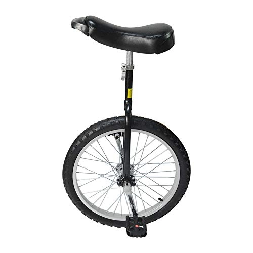 Unicycles : Nisorpa 20inch Skid Proof Wheel Unicycle Bike Mountain Tire Cycling Self Balancing Exercise Balance Cycling Bikes Cycling Outdoor Sports Fitness Exercise