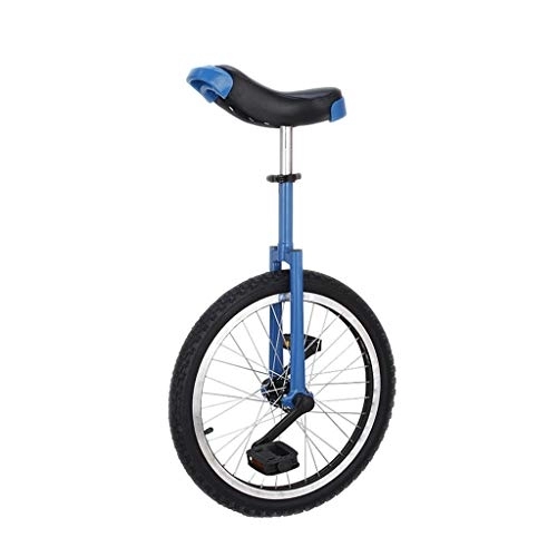 Unicycles : OFFA 16 18 20 Inch Tire Unicycle Adults Kids Unisex Unicycles Thick Aluminum Alloyring, Balance Bike Bicycle Seat Height Can Be Adjusted, Ergonomic Saddle, Skidproof Butyl Mountain Tire