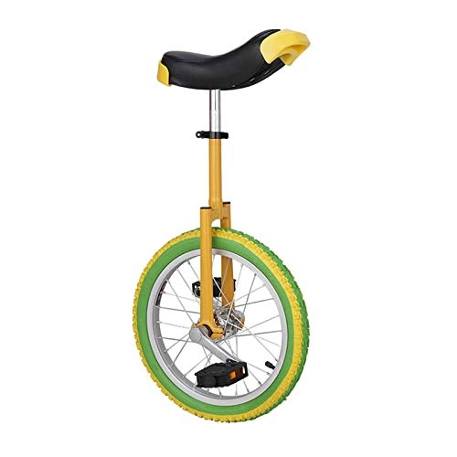 Unicycles : OFFA Unicycle For Kids Adults, Unicycles 16 Inches Wheel Non-slip Skid Mountain Tire, Adjustable Seat Height, Single Acrobatic Car, Balance Road Bike Cycling Sports Unisex Beginner Teen Uni-Cycle