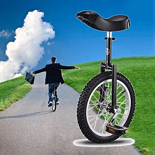 Unicycles : OHKKSD 20 Inch Unicycle for Adults, Wheel Unicycle With Alloy Rim Outdoor Sports Fitness Exercise Health, The for Family And Friends