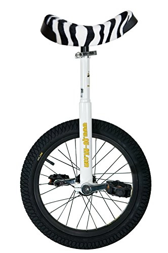 Unicycles : Qu-Ax-Unicycle ® Halls "Luxury" 16 "diameter approx. 41 CM-White Frame