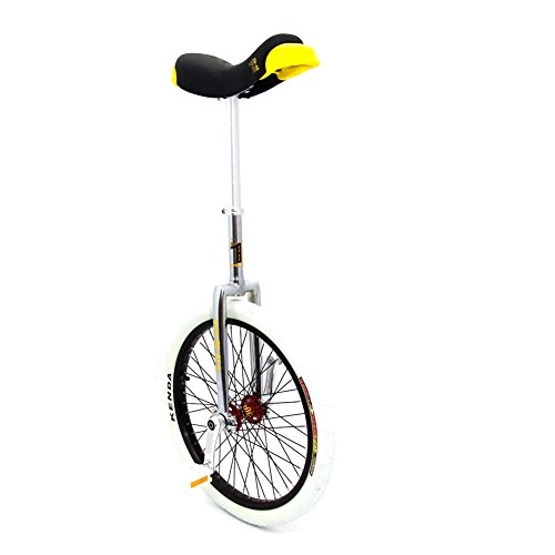 Unicycles : Qu-Ax Unicycles Unisex's Qu-Ax CP Professional Freestyle Unicycle-Silver, 20-Inch