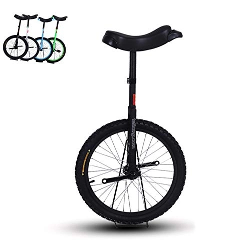 Unicycles : Samnuerly 16''18'' Wheel Unicycles for Child / Boy / Teenagers 12 Year Olds, 20 Inch One Wheel Bike for Adults / Men / Dad, Best (Color : White, Size : 18inch wheel) (Black 20inch wheel)