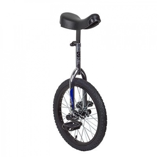 Unicycles : Sun 18 Inch Classic Chrome / Black Unicycle by SUN BICYCLES