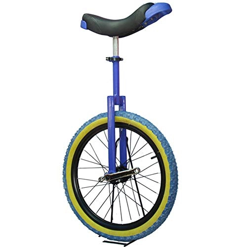 Unicycles : SYCHONG 20 Incheskid's / Adult's Trainer Unicycle, Balance Bikes Wheelbarrow, Rubber Tires Anti-Sliding Anti-Wear Pressure Anti-Drop Anti-Collision, Blue