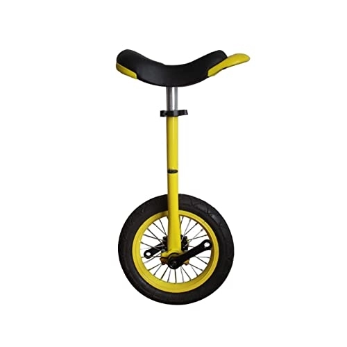 Unicycles : TABKER Unicycle Unicycle Cycling Scooter Circus Bike Youth Adult Balance Exercise Single wheel Bicycle 12 inches, 16 inches, 18 inches, 20 inches, 24 inches (Color : Yellow, Size : 20 inches)