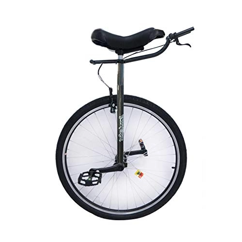 Unicycles : Tall Adults Unicycle, Heavy Duty Extra Large 28"(71cm) Wheel Bike With Handle And Brakes, For Big Kid Height From 160-195cm (63"-77"), Height Adjustable