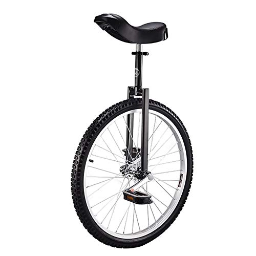 Unicycles : TTRY&ZHANG Black 24 / 20inch Wheel Adults Super-Tall Unicycles, 16 / 18inch Teenagers Boys(12 Years Old) Balance Bicycle for Outdoor Sport, (Size : 16INCH WHEEL)